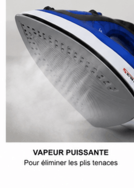 Fer à Vapeur Sovio PowerLife Compact Bleu/Blanc