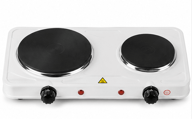 Plaque Chauffante Hot Plate 2000W Blanc/Noir