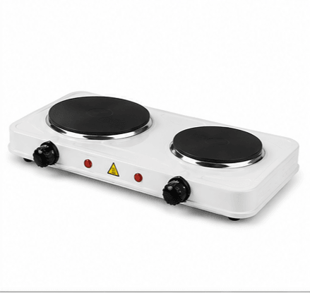 Plaque Chauffante Hot Plate 2000W Blanc/Noir