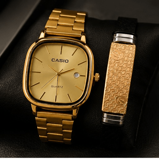 Pack Montre & Bracelet — Park Empire Gold